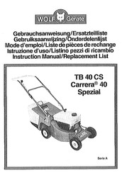Wolf-Geräte A Serie Gebrauchsanweisung
