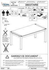 Parisot Meubles 0603TARE Aufbauanleitung