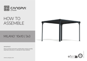 Palram Canopia Milano 10x10 Bedienungsanleitung