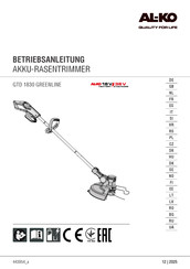 Al-Ko GREENLINE GTD 1830 Betriebsanleitung