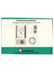 Vaillant VRC-Set CF Installationsanleitung
