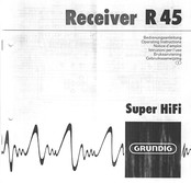 Grundig R 45 Bedienungsanleitung