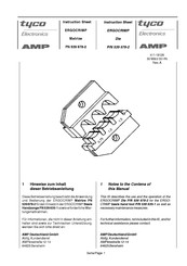AMP ERGOCRIMP Bedienungsanleitung