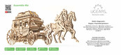 UGEARS Postkutsche Aufbauanleitung