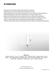 Cordivari Sandy Benutzerhandbuch