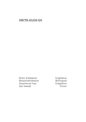 Electrolux ARCTIS 85220 GA Benutzerhandbuch
