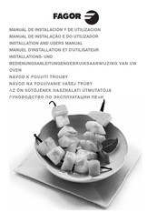 Fagor OVEN Installations- Und Benutzerhandbuch