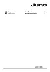 Juno JCN088E0S4 Benutzerhandbuch
