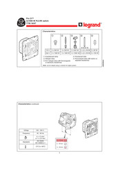 Legrand Pro 21 7756 34/47 Handbuch