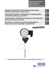 Wika intelliTHERM TGT70 Bedienungsanleitung