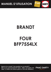 Brandt BFP7554LX Benutzeranleitung