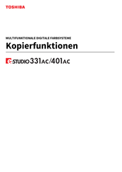 Toshiba e-STUDIO331AC Funktionen