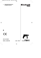 Einhell HOME 11012 Originalbetriebsanleitung