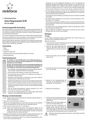 Renkforce 1007585 Bedienungsanleitung