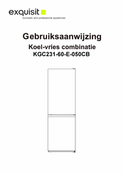 Exquisit KGC231-60-E-050CB Benutzerhandbuch