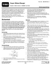 Toro 51593 Bedienungsanleitung