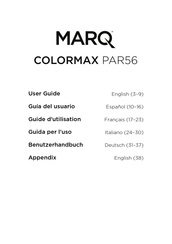 Marq Colormax PAR56 Benutzerhandbuch