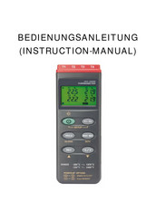 Dostmann Electronic TC 309 Bedienungsanleitung