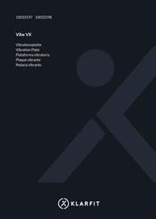 Klarfit Vibe VX Bedienungsanleitung