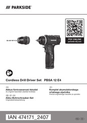 Parkside 474171 2407 Originalbetriebsanleitung