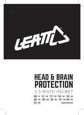 Leatt 3.5 MOTO HELMET Handbuch