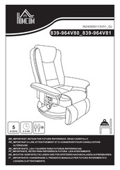 Aosom HOMCOM 839-964V80 Bedienungsanleitung