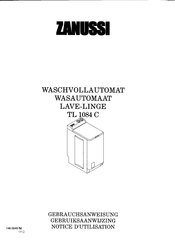 Zanussi TL 1084 C Gebrauchsanweisung