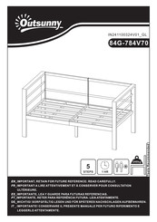 Aosom Outsunny 84G-784V70 Bedienungsanleitung