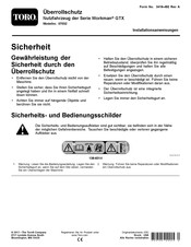 Toro Workman GTX-Serie Installationsanweisungen