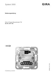 Gira System 3000 Bedienungsanleitung