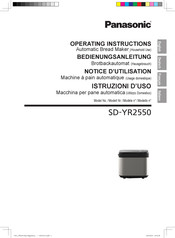 Panasonic SD-YR2550 Bedienungsanleitung