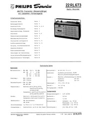 Philips 22 RL673 Bedienungsanleitung