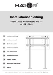 HAGOR 5849 Installationsanleitung
