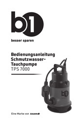 Toom b1 TPS 7000 Bedienungsanleitung