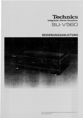 Technics SU-V560 Bedienungsanleitung