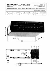 Bosch Blaupunkt Montreux RDR 49 Kundendienstschrift