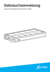 Xlayer Powerbank Plus Solar 10.000 Gebrauchsanweisung