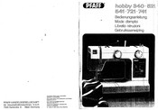 Pfaff hobby 741 Bedienungsanleitung