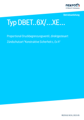 Bosch rexroth DBET E-Serie Betriebsanleitung