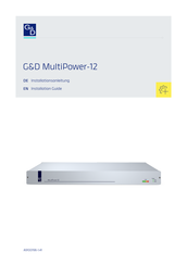 G&D MultiPower-12 Installationsanleitung