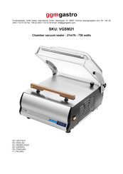 Ggm Gastro VGSM21 Produktanleitung