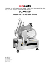 Ggm Gastro AAMH320N Produktanleitung