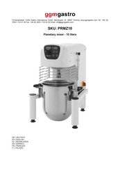 Ggm Gastro PRMZ10 Produktanleitung