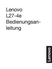 Lenovo L27-4e Bedienungsanleitung