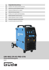 Gude UNI-MIG 270 AS-PRO-SYN Originalbetriebsanleitung
