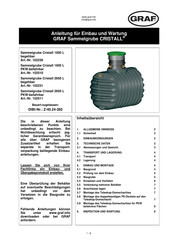 Graf 102231 Anleitung Für Einbau Und Wartung