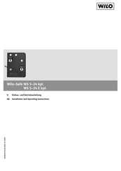 Wilo Wilo-Safe WS 5-24 kpl. Einbau- Und Betriebsanleitung