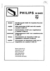 Philips N6401 Kurzanleitung
