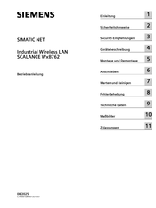 Siemens SIMATIC NET ELAX-W1-RJ-E1 Betriebsanleitung