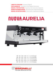 Nuova Simonelli AURELIA MP 2 Gebrauchsanweisung